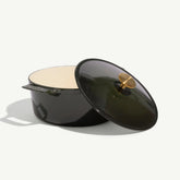 Round Enameled Cast Iron Dutch Oven